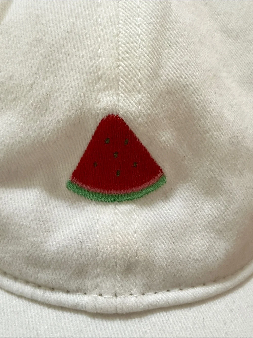GAP Kids White Cap with Watermelon Patch L / XL